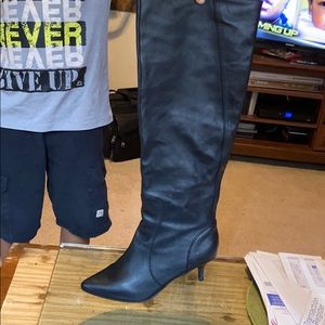 Mark Real Leather Knee High Boot